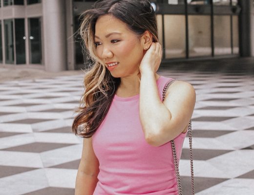 jenny tran website valentines day outfit pink leith dress